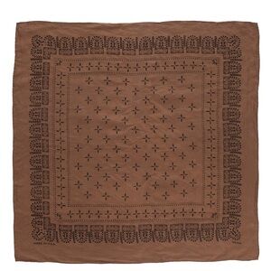 OZMA silk bandana in cedar